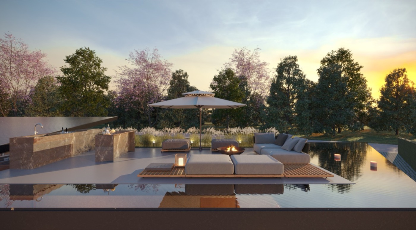 Casa FBV, 600 m², Fazenda Boa Vista, Porto Feliz/SP, obra orçada pela LMF Engenharia