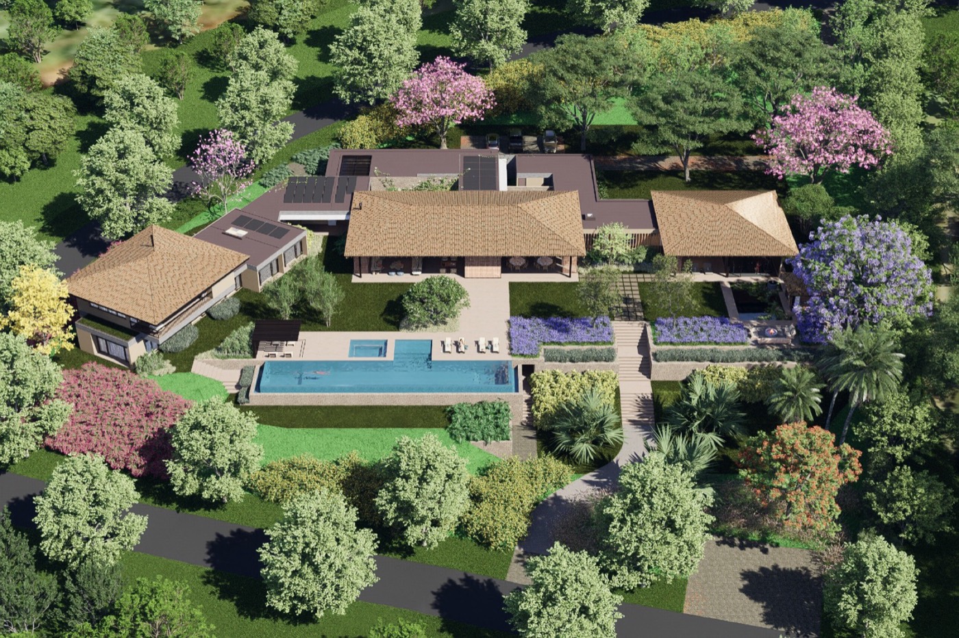 Casa JM, 1.500 m², Quinta da Baroneza, Itatiba/SP, obra orçada pela LMF Engenharia