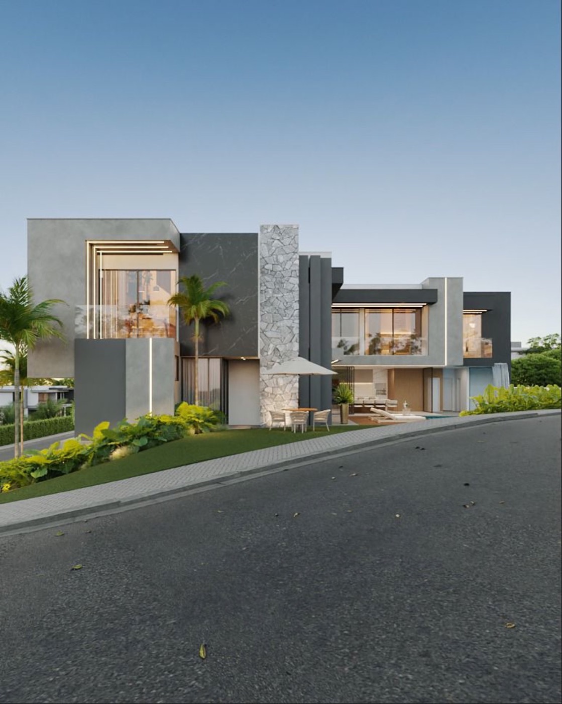Casa KP, 500 m², Alphaville, Belo Horizonte/MG, obra orçada pela LMF Engenharia