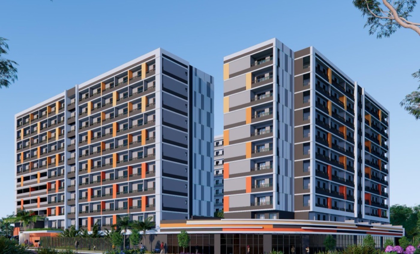 Prédio TL, Duas torres residenciais, Brasil: Fachada