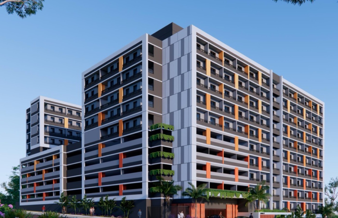 Prédio TL, Duas torres residenciais, Brasil, obra orçada pela LMF Engenharia